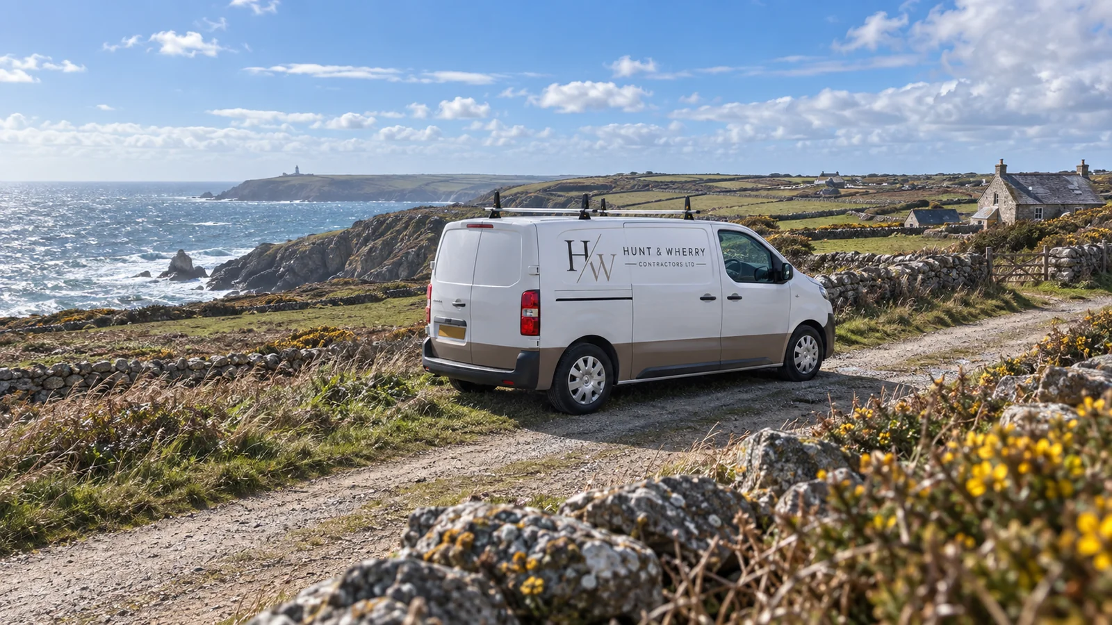 Groundworks and driveway work around Mullion, Cornwall