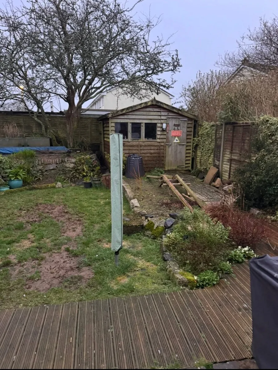 Garden rebuild, before HW Contractors started work