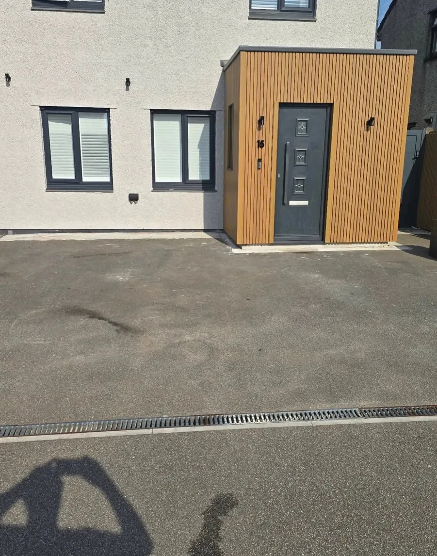 Resin driveway, Helston, before HW Contractors started work
