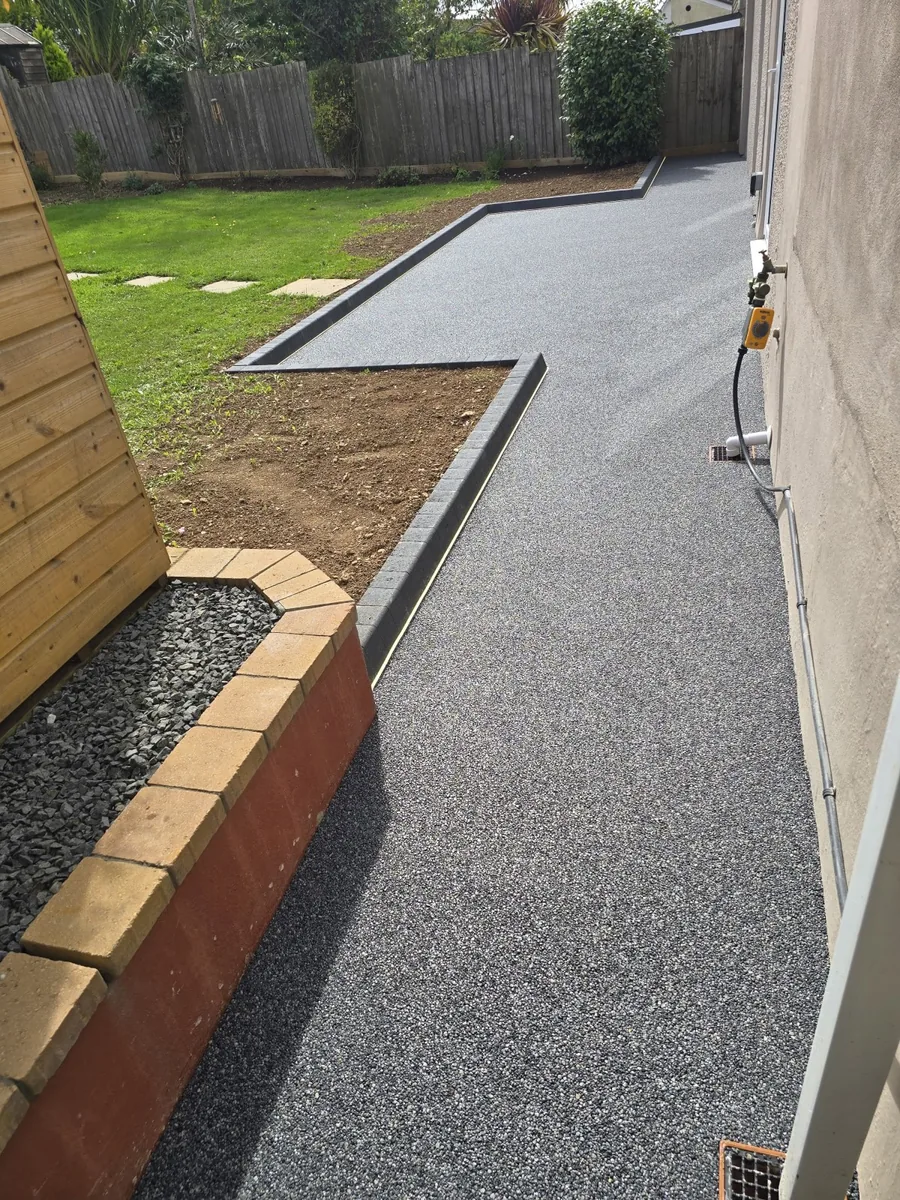 Side path, Helston, finished by HW Contractors